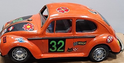 Vintage 1960s orange bug - vintage, vw