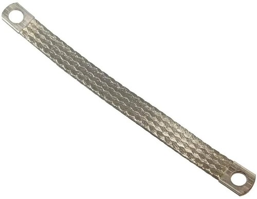 Battery ground strap trans - 8",
